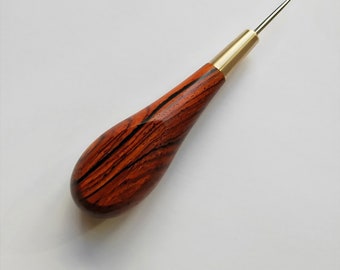 Oliva, Round, Japanese, France style Awl Hole Punching Hollow Punch Stitching Sewing Leather Leathercraft Craft Tool