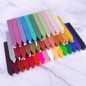 5pc Wick Wax Seal Stick Sealing Wax, Stamp Craft Gift Design Invitation Wedding Diary Journal Strips Mailing Wrapping Papeterie DIY