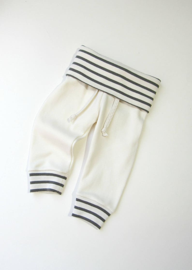cream baby leggings