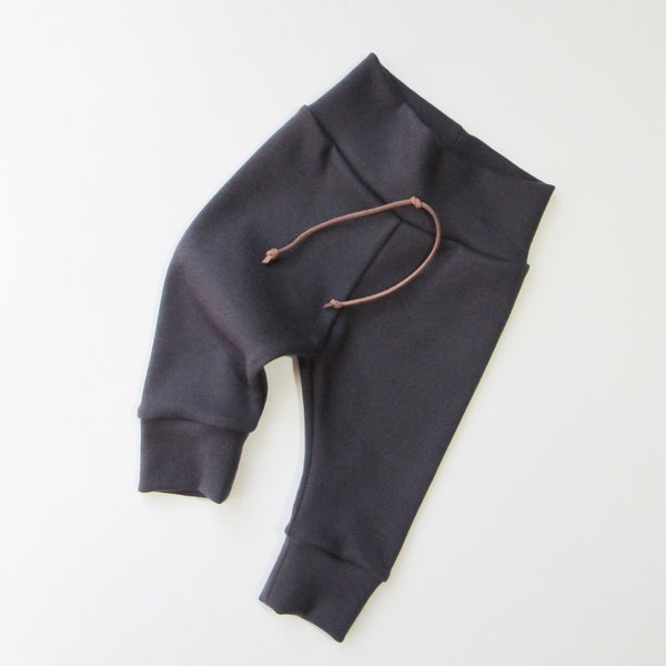 ORGANIC dark navy leggings-Dark blue pants-Baby boy leggings-Organic cotton pants-Toddler winter clothing-Solid color pants