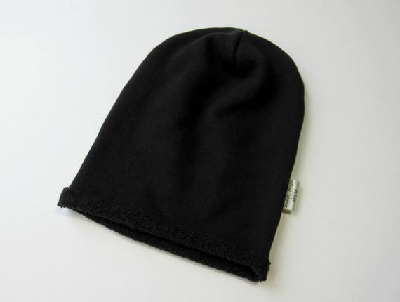 black newborn beanie