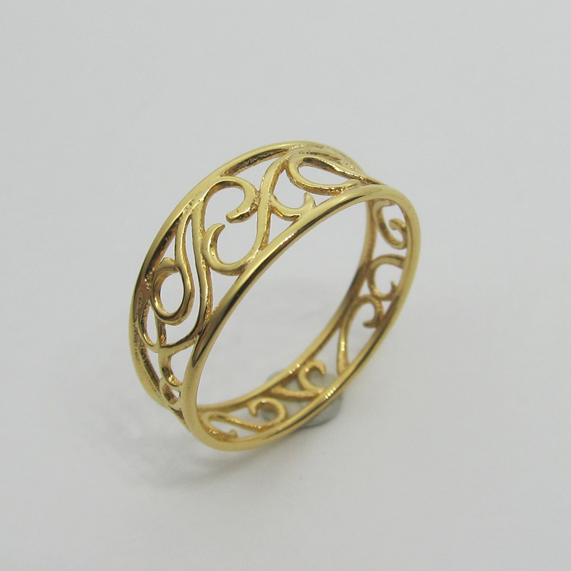 Sun Princess Ring Dark Design 18k Gold Plated Solid Brass Etsy