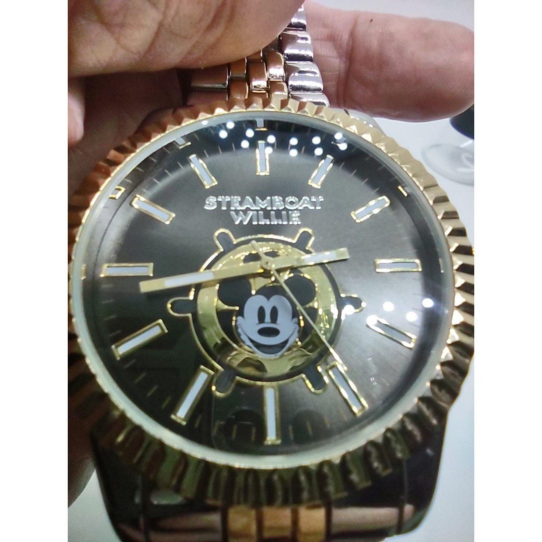 ディズニー ミッキーマウス 蒸気船ウィリー メンズ腕時計 MK8257RO
