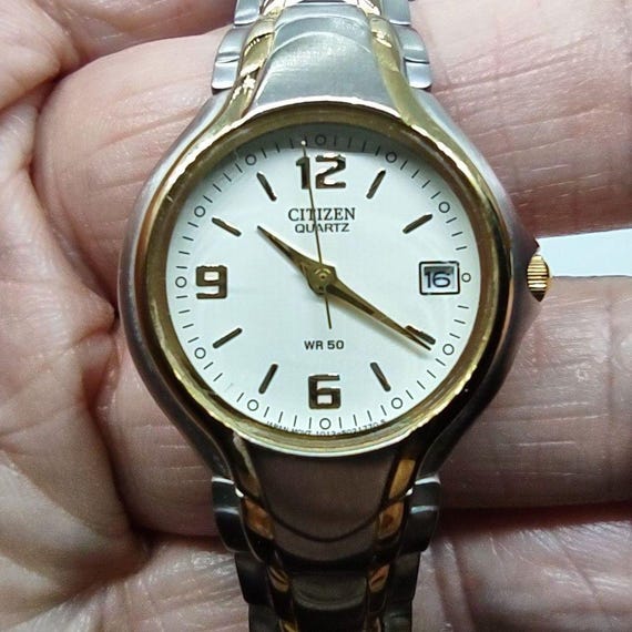 Citizen Vintage Ladies Date Watch 1012-S02-1770 S630-332 Israel