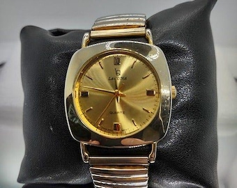 LQ Laguna Vintage Watch Gold And Silver Face