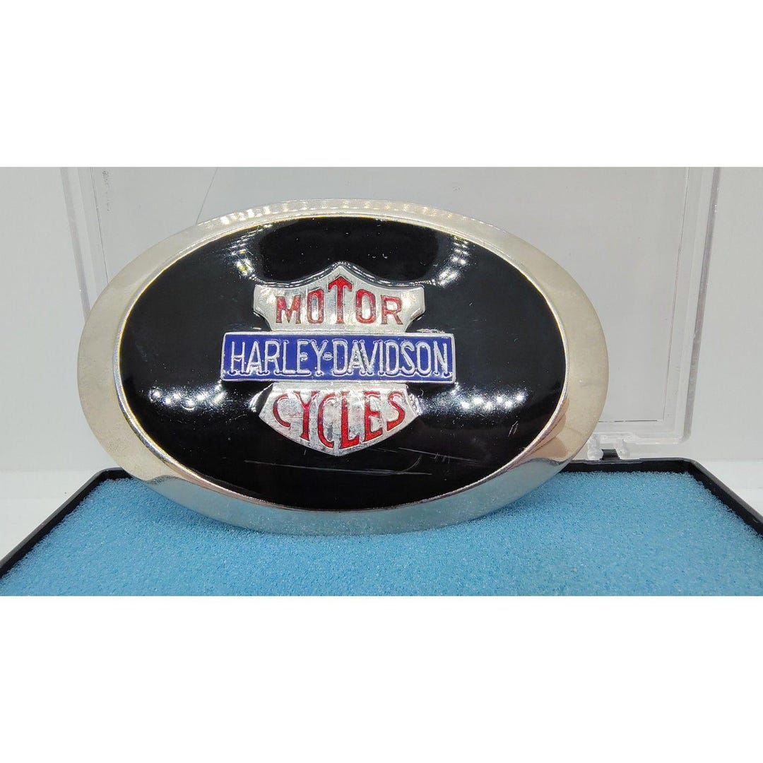 Harleton Buckle Harley-davidson Belt Buckle Vintage - Etsy