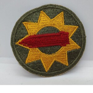 軍用パッチバッジ 第9沿岸砲兵司令部 グリーンバックバリアント - Etsy