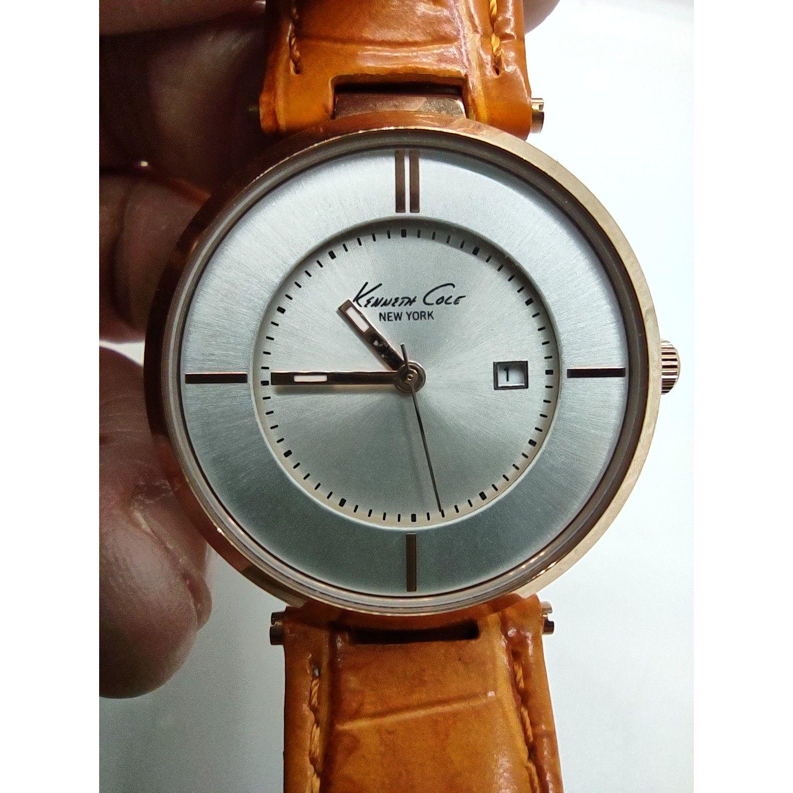 Kenneth Cole New York Two-Tone Crystal Accent Date Window Women’s Watch - Runs! j458568.003 main image 2
