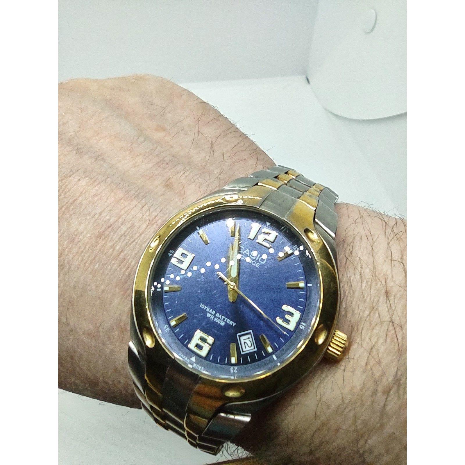 Casio Edifice Ef-1106 2719 Date Vintage Purple Face Watch - Etsy