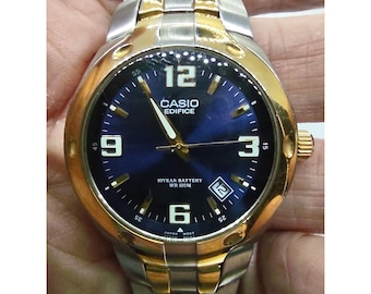 Casio Edifice Ef-1106 2719 Date Vintage Purple Face Watch - Etsy