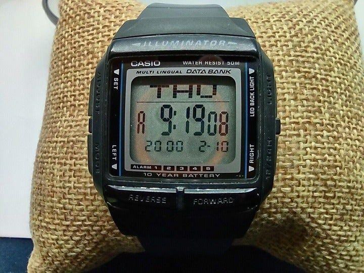 Casio Databank DB36 1AV Wrist Watch Etsy UK