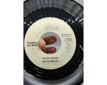 Joe Stampley - After Hours Epic / CBS 45 - Demonstration NFS Record 1980