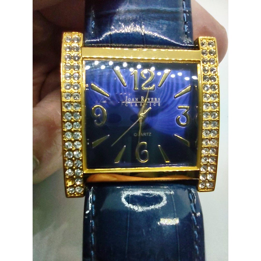 Joan Rivers Classics Ladies Purple Face Watch - Etsy Denmark display picture 2