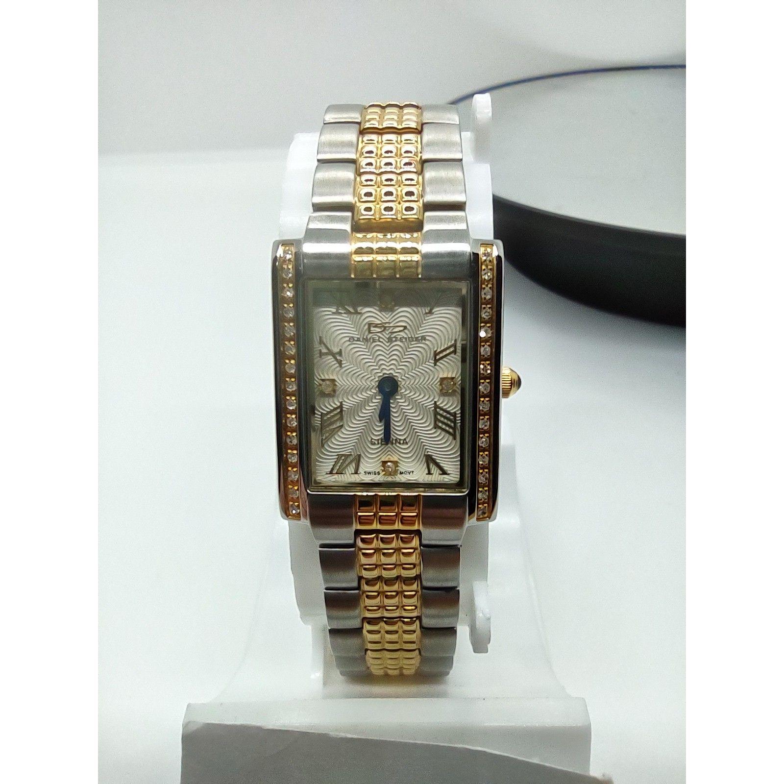 Stunning Art Deco Tank Style Sienna Watch by Daniel Steiger BNOS Daniel Steiger King Cobra Watch DETAILS: - Black dial  main image 4