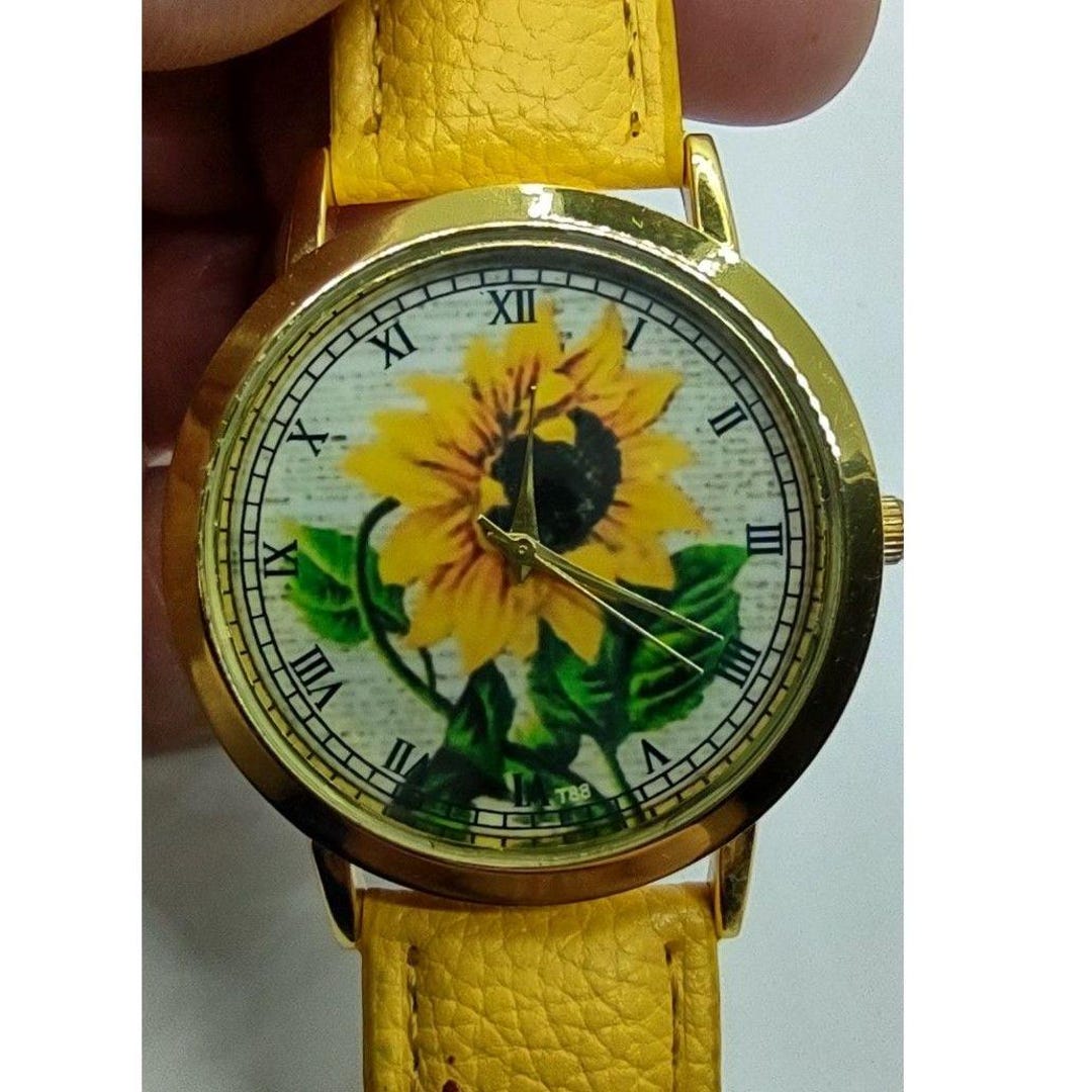 Sunflower Watch - Etsy