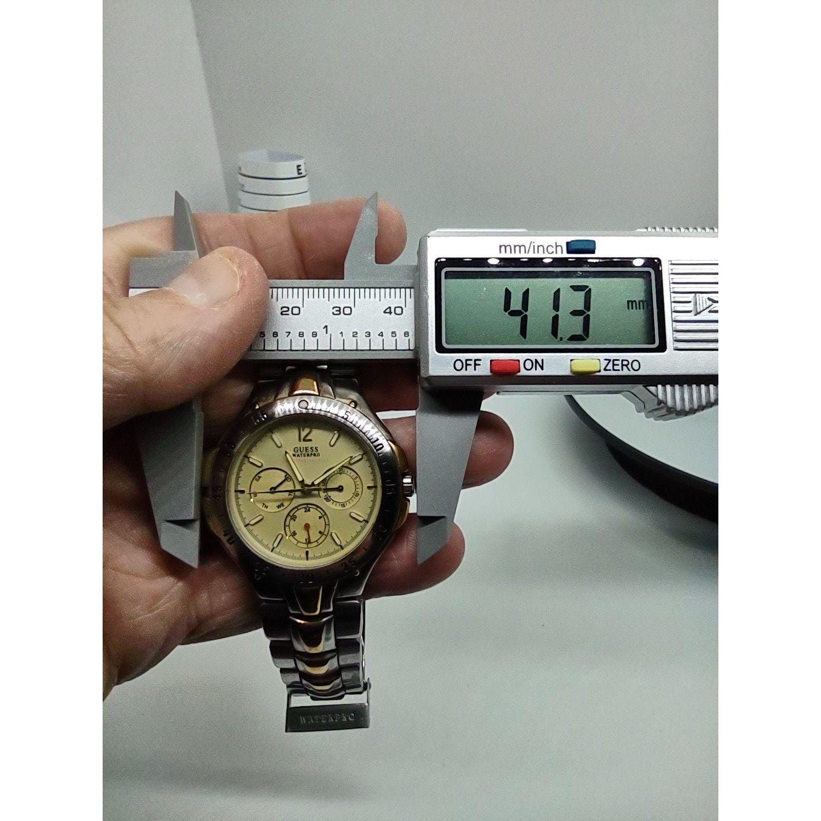 Guess Waterpro Model # G85304G Day/date/24 HR Watch - Etsy