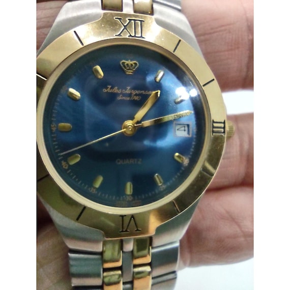 Jules and Jurgensen Navy Face Jules Jurgensen United States Navy Watch 2035 Quartz Gold  main image 2