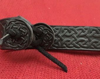 Wider Celtic Weave Cinch Style Mug & Tankard Strap for Faire SCA LARP Ren Faire Dagorhir Medieval Middle Ages Highland Games