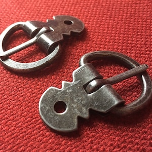 Medieval/Viking Steel Plate Buckle - SCA, Sword, Knight, LARP, Armor
