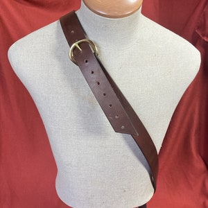 Dark Victory Armory&#39;s Superior Top Quality Leather Buckle Baldric