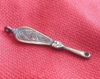 Viking Brass or Renaissance Iron Ear Spoon