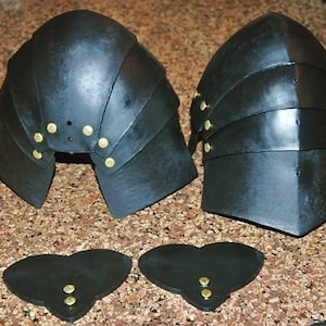 Robuste Gelenkknie-Rüstung aus Nylon für SCA, WMA, Larp, Rattan, Schwertkampf