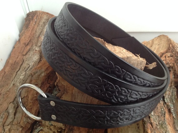 Celtic Embossed Medieval Ring Belt SCA LARP Renaissance Cosplay