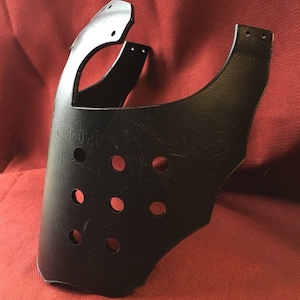 Black Armored Faceplate for SCA WMA LARP Battle Faire Cosplay