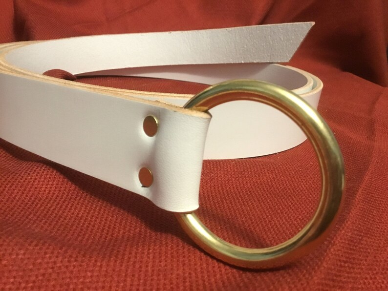 1.75 Wide White Knight's Medieval Ring Belt Choice Etsy