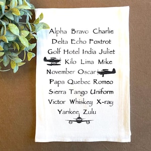 NATO Phonetic Alphabet Kitchen Decor Military Aviation Emergency Worker Gift Idea Radio Spelling Alphabet Alpha-Zulu Code Words For Letters