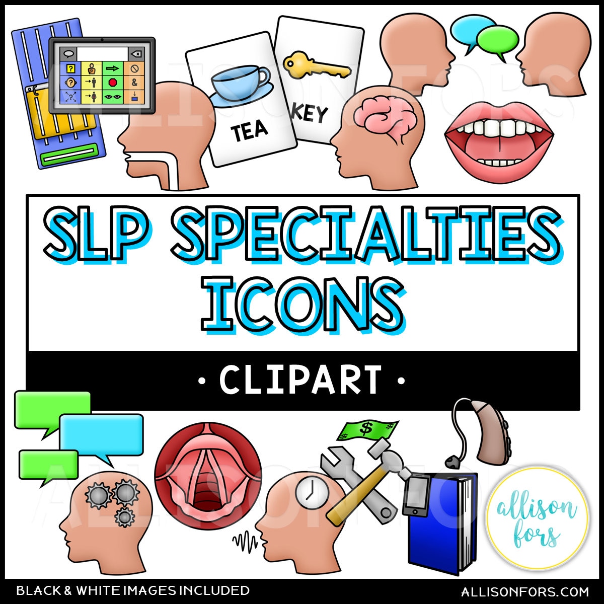 Speech Language Therapy Clip Art