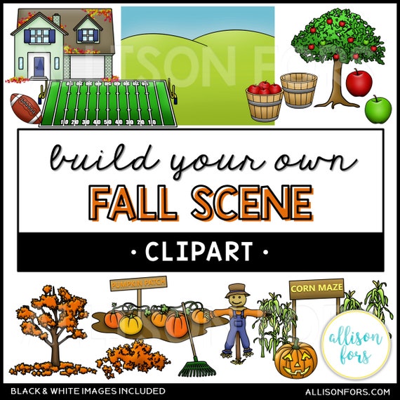Build Your Own Fall Scene Clip Art Etsy Build Your Own Fall Scene Clip Art Etsy