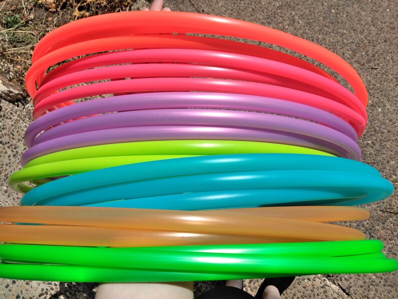 Buy 2 and Save Practice Performance Hula Hoop Set Double Hoop Set PolyproHDPE Twin Dance