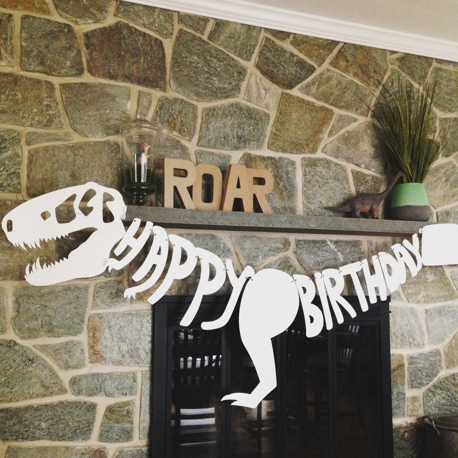 Banner de feliz cumpleaños dinosaurios - Etsy España Banner de feliz cumpleaños dinosaurios - Etsy España
