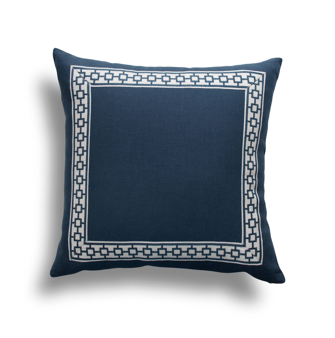 Navy Throw Pillow Cover Linen Pillow Cover navy Pillow Etsy