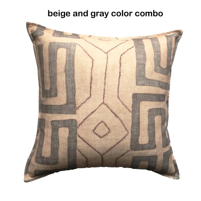 Tribal Pillow Cover Bantu Inspired African Design Pillow Etsy