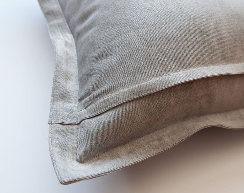 Gray Velvet Throw Pillow Cover Solid Throw Pillow gray Etsy