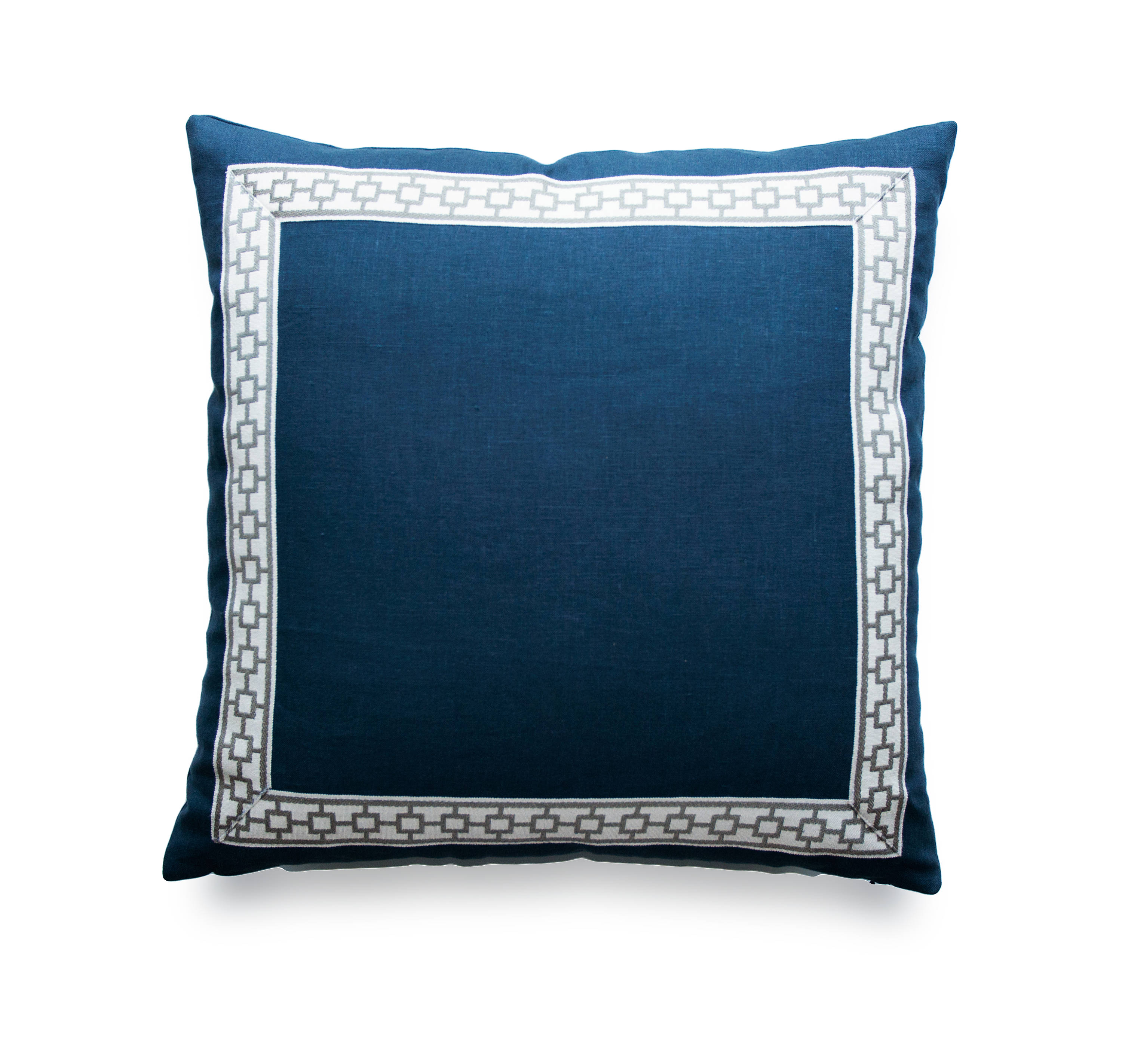 Navy Throw Pillow Cover Linen Pillow Cover navy Pillow Etsy