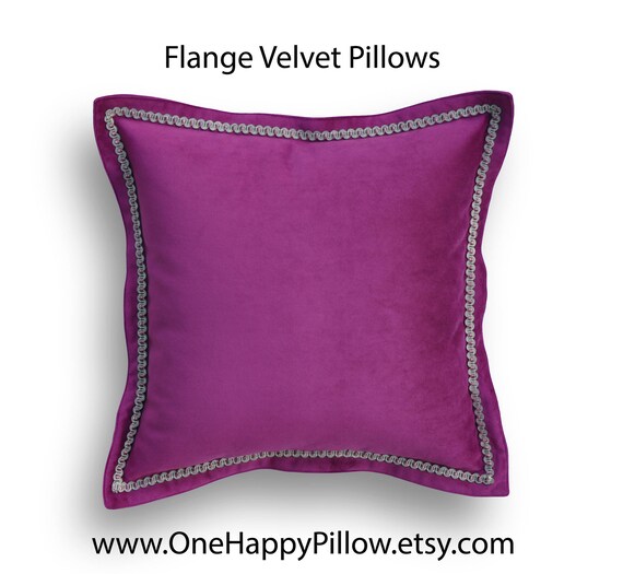 Magenta Pillow Cover Pink Pillow Magenta Throw Pillow Cover Etsy
