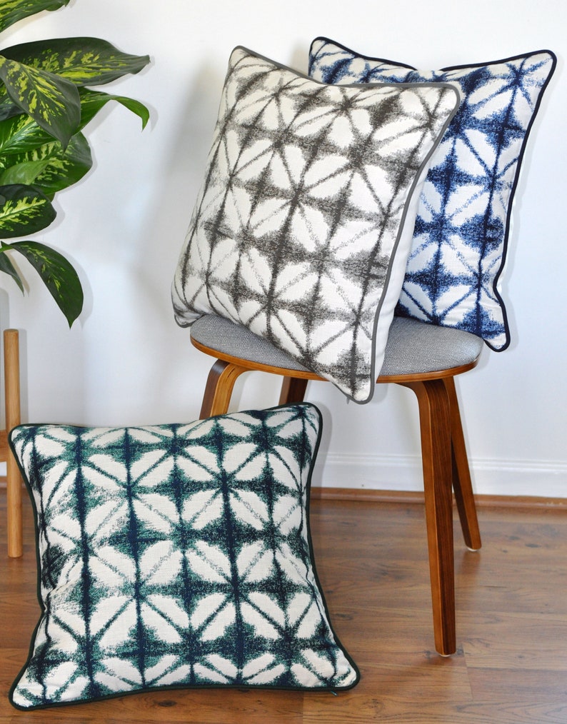 Sunbrella Pillow Cover sunbrella® Fabric Green and White Etsy