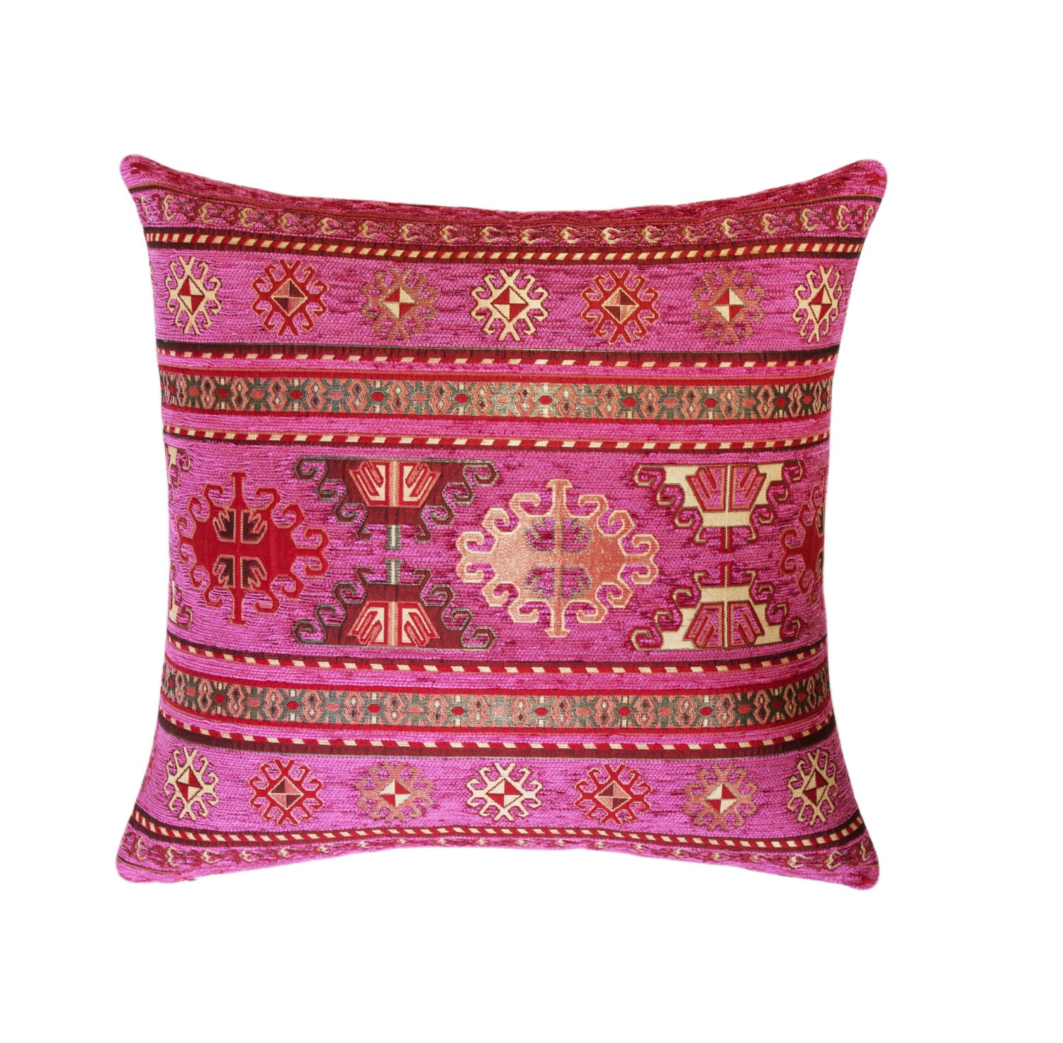 pink aztec pillow