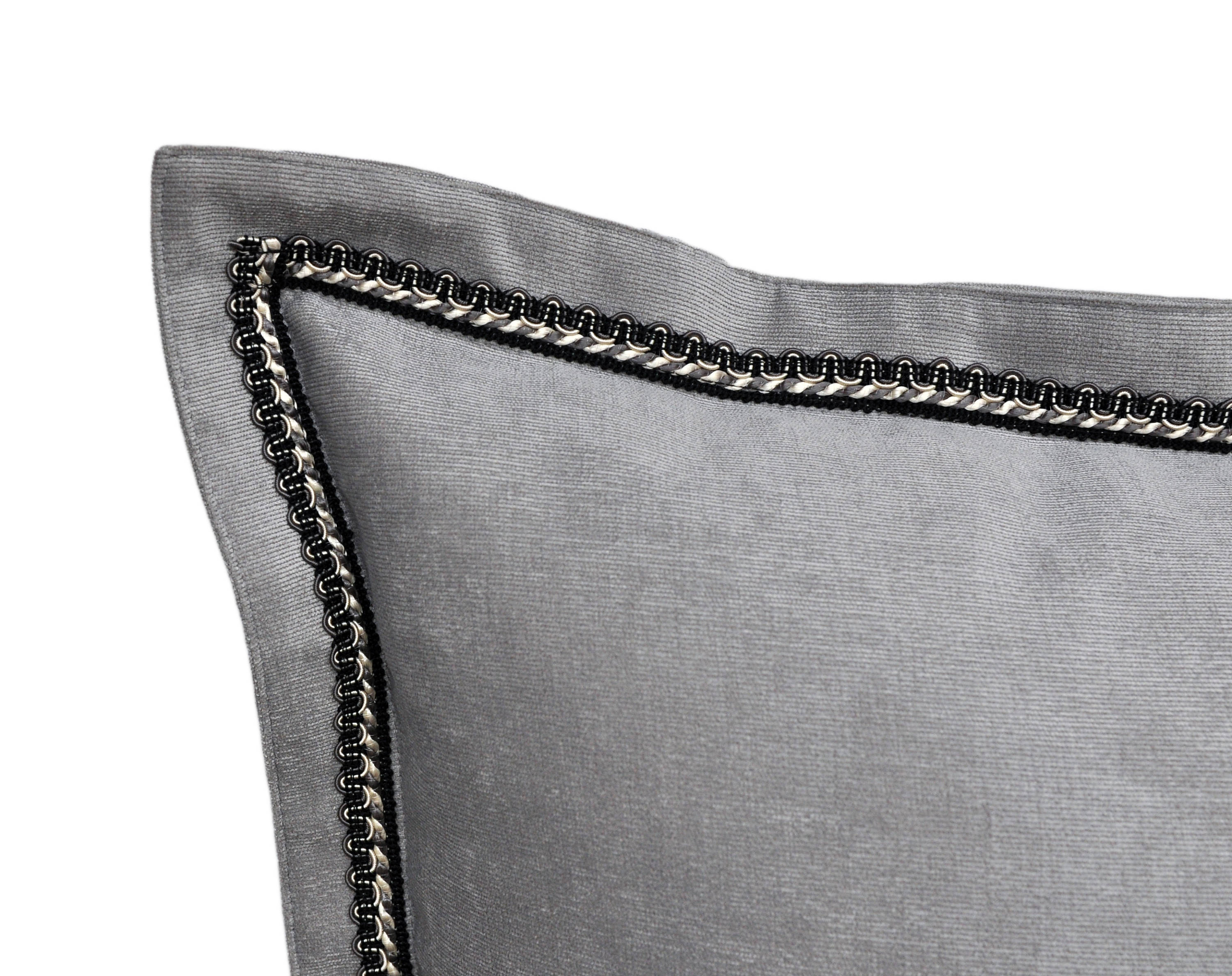 Gray Velvet Throw Pillow Cover Solid Throw Pillow gray Etsy