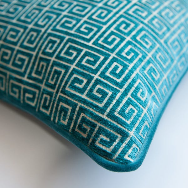 Greek Key Pillow Etsy