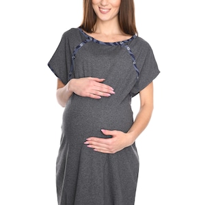 Pantaloni Gravidanza MijaCulture - Comodi Yoga Casa, Vita Alta, Cotone Elastico - Foto 7