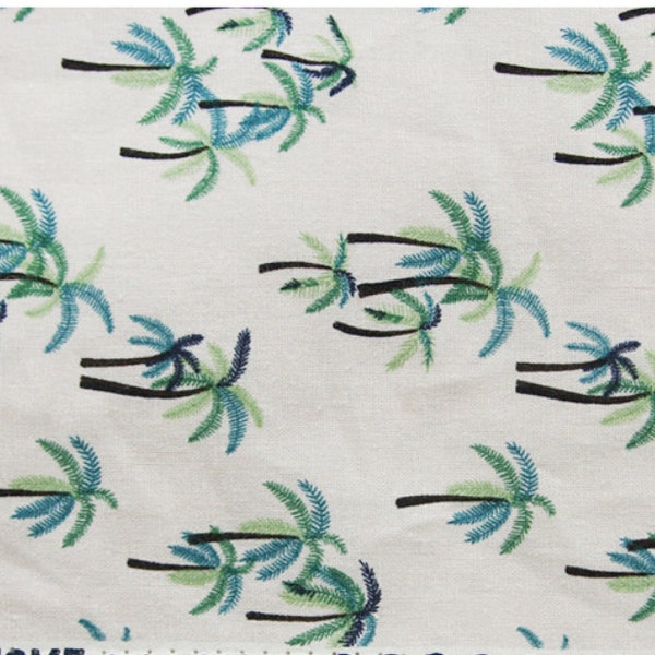 Palm Tree Fabric - Etsy