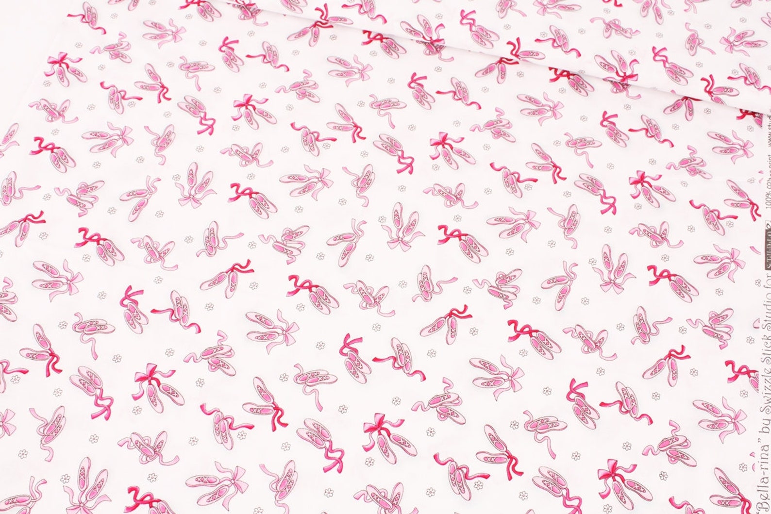 ballet shoes printed fabric by studioe fabrics by the half yard ballet shoes printed fabric by studioe fabrics by the half yard