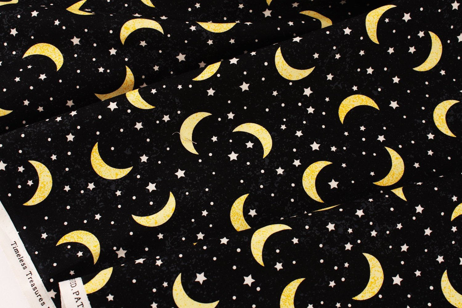Stars and Moon printed Fabric by Timeless Treasures Fabrics by | Etsy