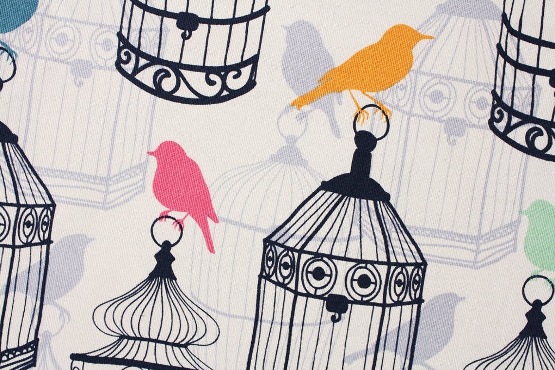 Bird Cage Oxford Fabric made in Korea by the Half Yard 45cm X Etsy