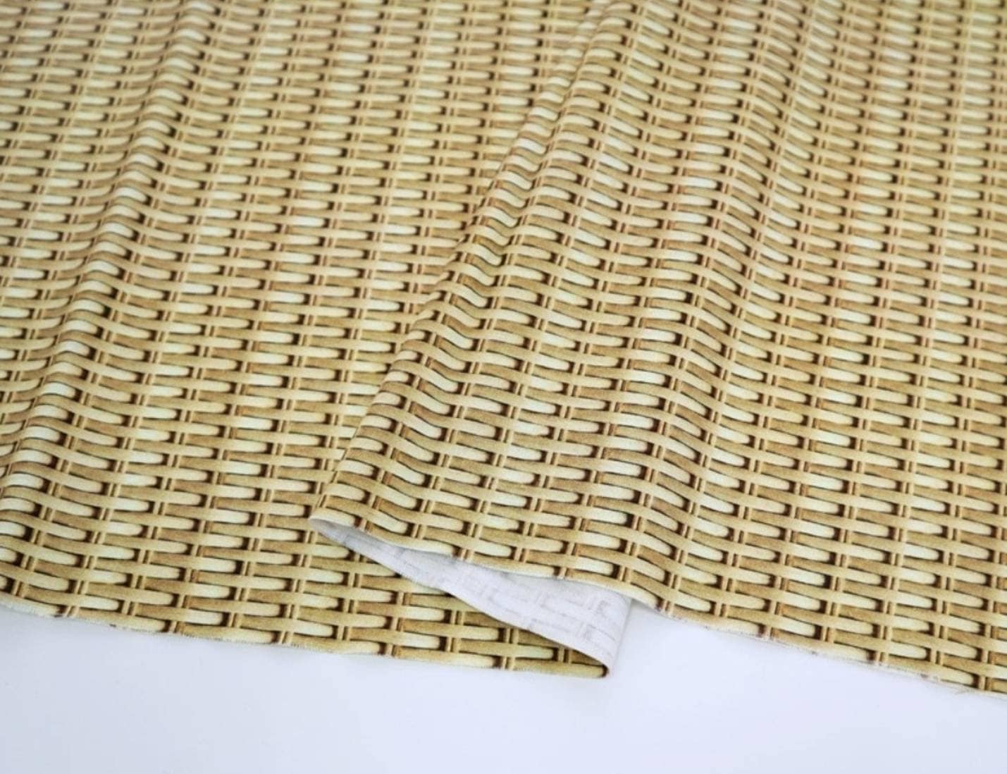 Rattan Patterned Cotton Fabric made in Korea Half Yard Etsy