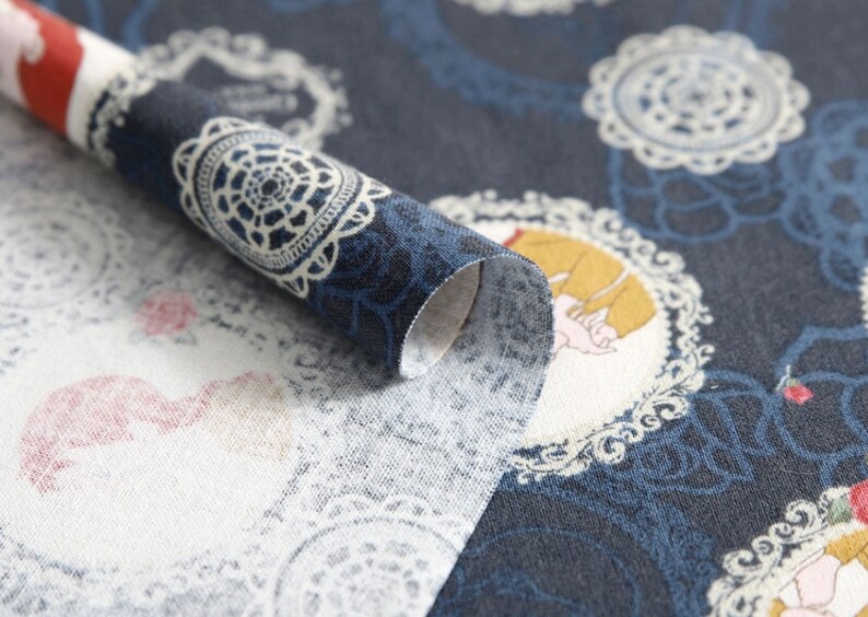 Anne of Green Gables Cotton Linen Fabric Anne Shirley Fabric Etsy